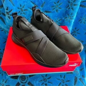 Puma Soft Foam Radiate Mid Women’s Black Sneakers Size 9